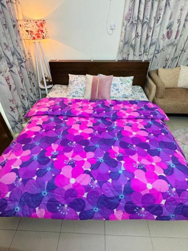Basic Comforter king Size-Purple - Image 3