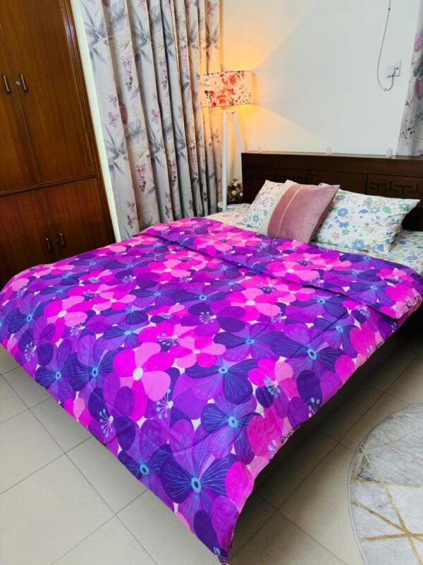 Basic Comforter king Size-Purple