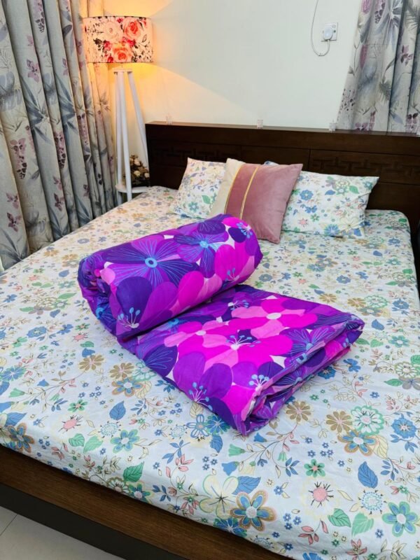 Basic Comforter king Size-Purple - Image 2